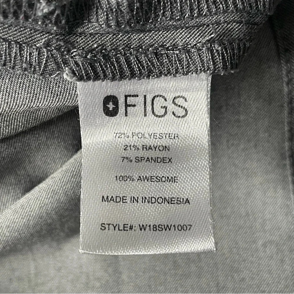 FIGS Bellery Zip Up Scrub Jacket/Grey - 29385 - Picture 15 of 16